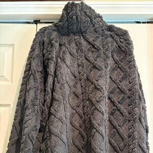 Eddie Bauer Charcoal Fleece Sweater